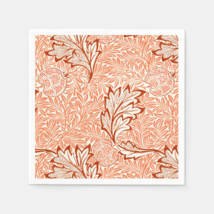Serviette En Papier William Morris Botanical Apple Design