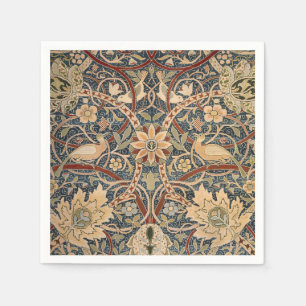 Serviette En Papier William Morris Bullerswood Art Vintage Oiseaux