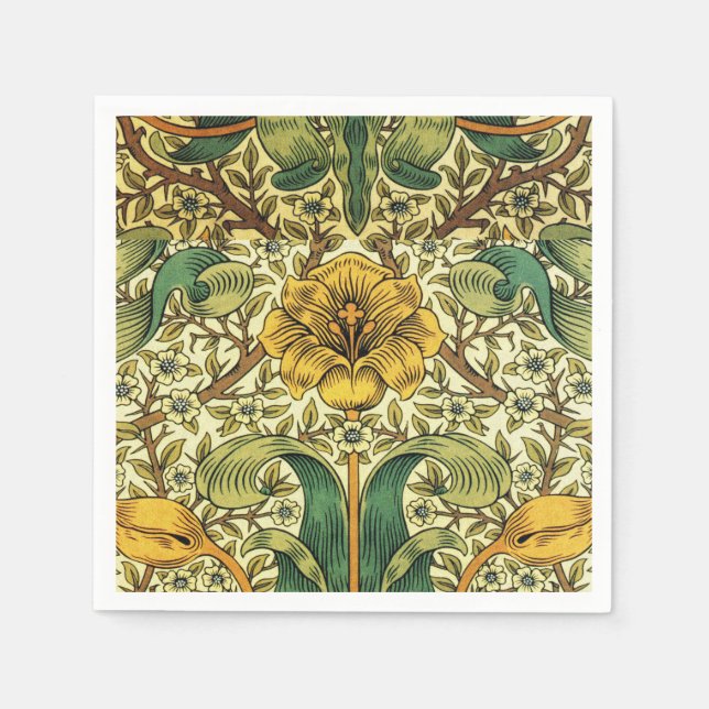 Serviette En Papier William Morris Classic Floral (Devant)