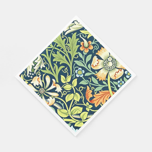 Serviette En Papier William Morris : Compton (Coin)