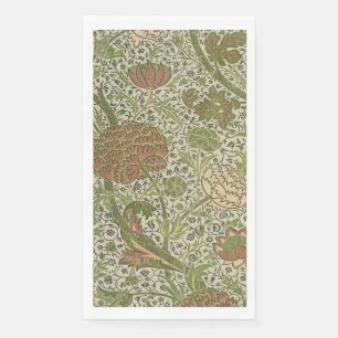 Serviette En Papier William Morris Cray Fleur de Sage Floral Botanique