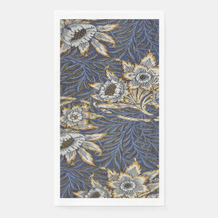 Serviette En Papier William Morris Fleur décorative et tulipe Florale