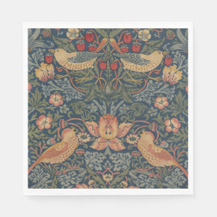 Serviette En Papier William Morris Fraise Voleurs Oiseaux
