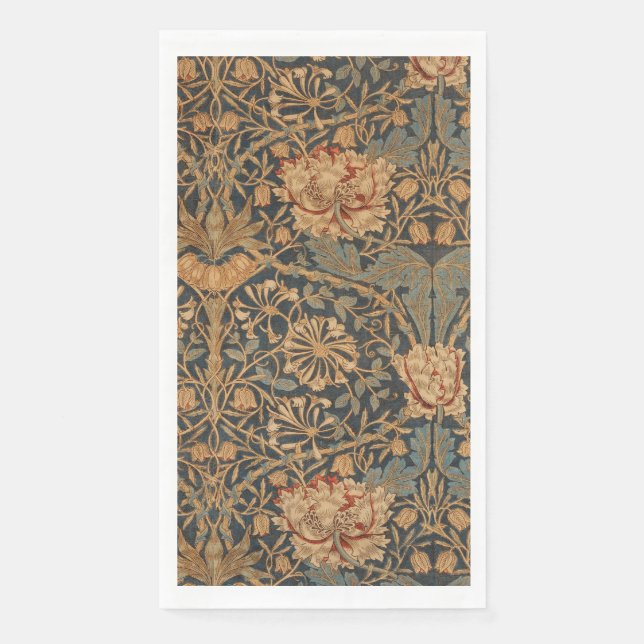 Serviette En Papier William Morris Honeysuckle Rich Wallpaper (Devant)