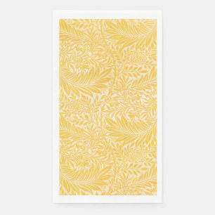 Serviette En Papier William Morris - Larkspur Feuilles et Motif de fle