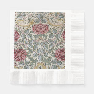 Serviette En Papier William Morris - Le Motif Rose