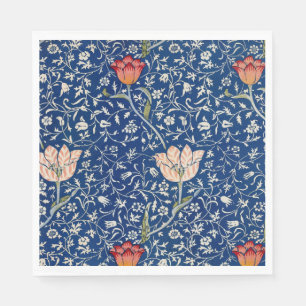 Serviette En Papier William Morris Medway Floral bleu