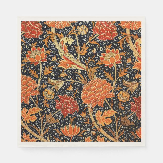 Serviette En Papier William Morris motif, Cray, (Devant)