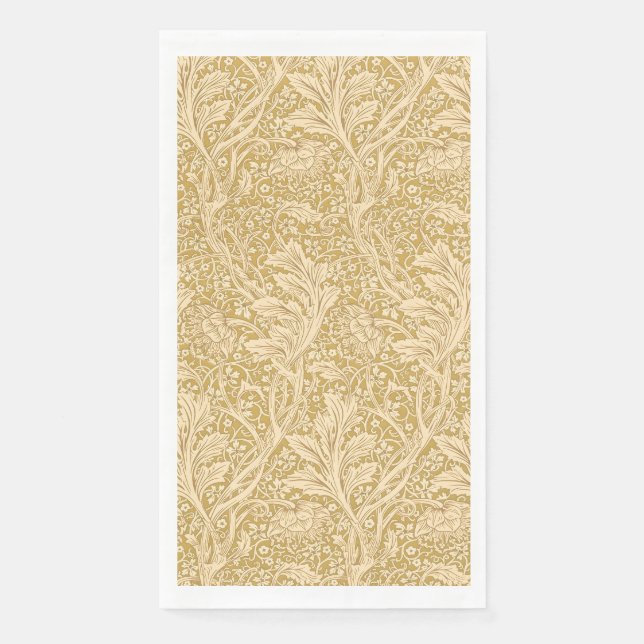 Serviette En Papier William Morris Motif Floral Classique Arcadie (Devant)