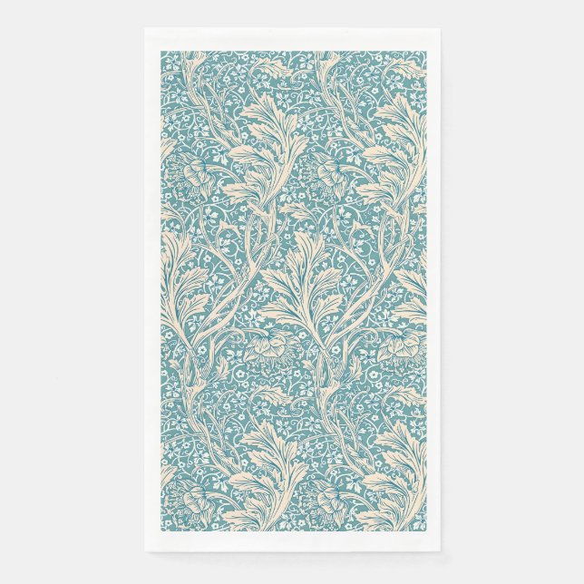 Serviette En Papier William Morris Motif Floral Classique Arcadie (Devant)