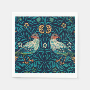 Serviette En Papier William Morris - Oiseaux floraux Vintages