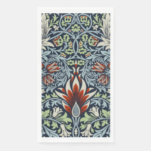 Serviette En Papier William Morris Snakeshead Floral Classique Botaniq