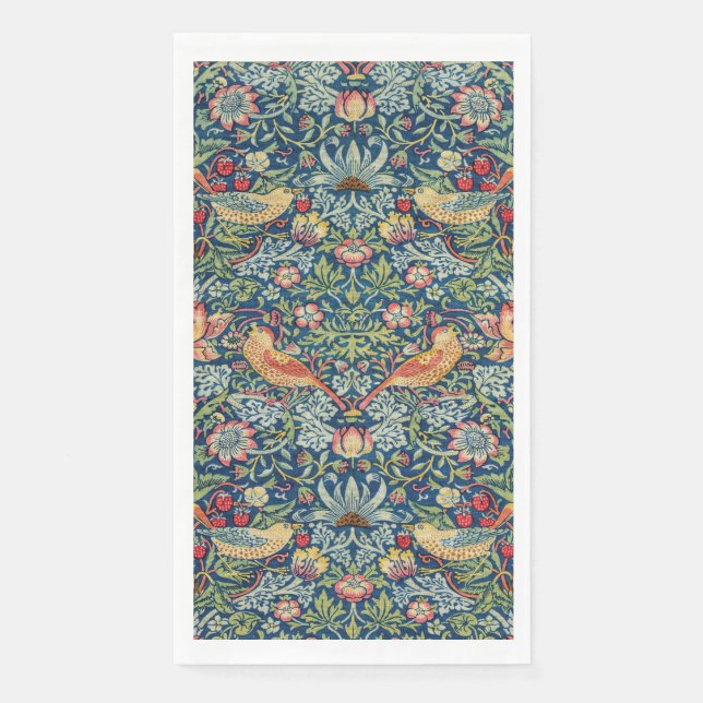 Serviette En Papier William Morris - Thief aux fraises (Devant)