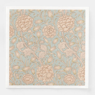 Serviette En Papier William Morris Wild Tulip Fleur Design Floral