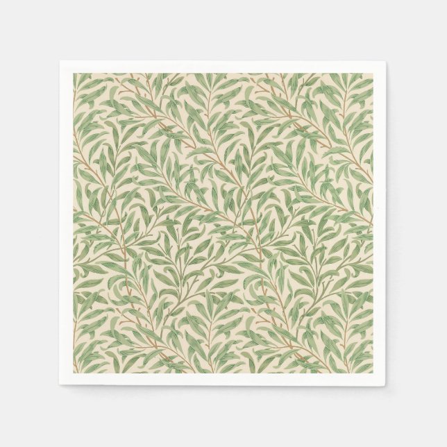 Serviette En Papier William Morris Willow Bough Garden Flower Classic (Devant)