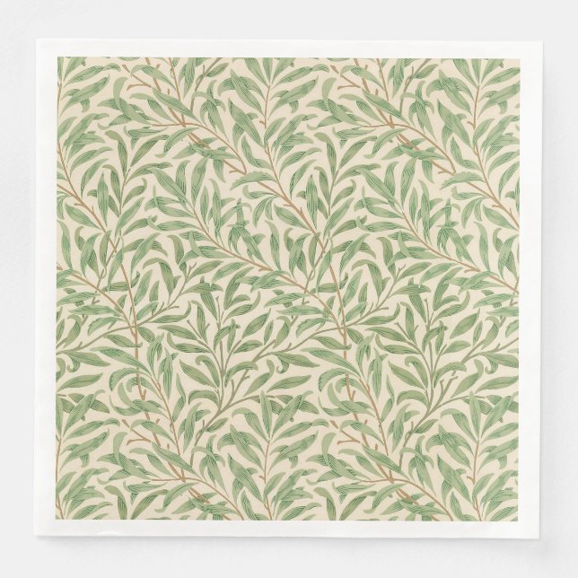 Serviette En Papier William Morris Willow Bough Garden Flower Classic (Devant)