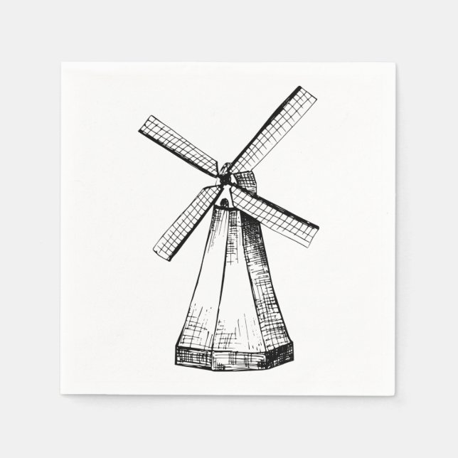 Serviette En Papier Windmill (Devant)