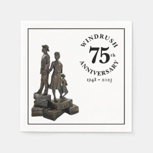Serviette En Papier Windrush 75e Anniversaire papier de la statue