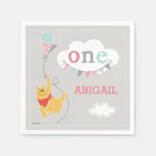 Serviette En Papier Winnie le cerf-volant Petite fille