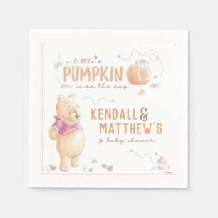 Serviette En Papier Winnie l'Ooh   Baby shower Citrouille d'automne