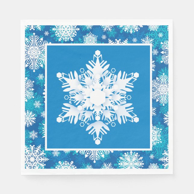 Serviette En Papier Winter Wonderland (Devant)