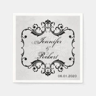 Serviette En Papier Winter Wonderland Mariage Napkin