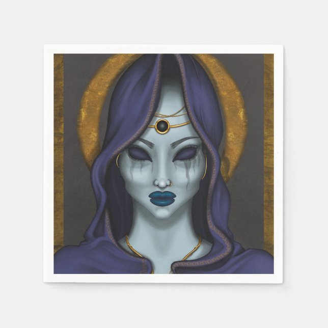 Serviette En Papier witch (Devant)