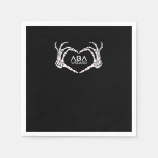 Serviette En Papier Wizard Classic - Skeleton Hands Heart