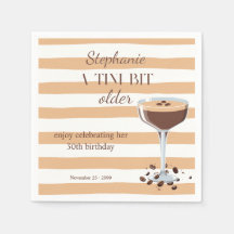 Woman's A Tini Bit Older Espresso 30th Birthday