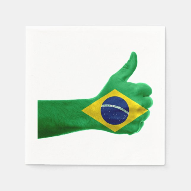 Serviette En Papier wonderful design for all brazilian peopopople (Devant)