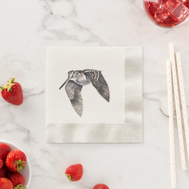 Serviette En Papier Woodcock (En situation)