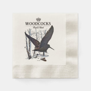Serviette En Papier Woodcocks - Chasse à la passion