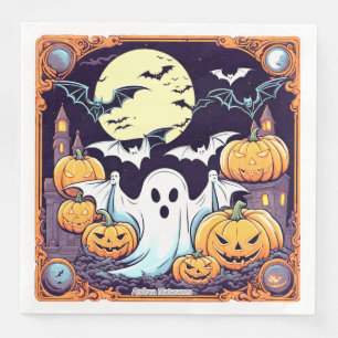Serviette En Papier Wow Halloween Thrill