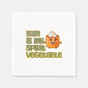Serviette En Papier Yam Is My Spirit Vegetable Classic