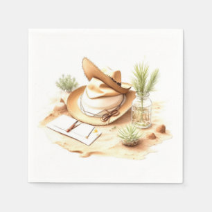 Serviette En Papier Yeehaw Jubilations : Baby shower Wild West Cowboy