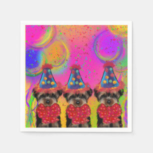 Serviette En Papier Yorkie Poo