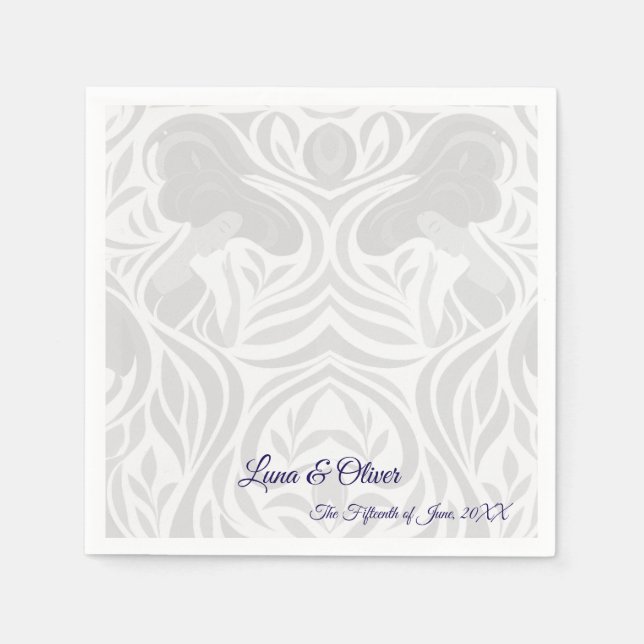 Serviette En Papier Yumeji Hirado Woman Paper Napkins (Devant)