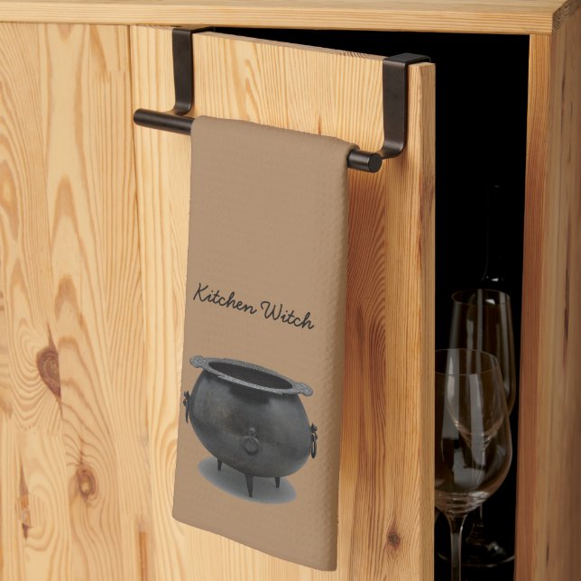 Serviette en sorcière de cuisine (Pliage en tiers)