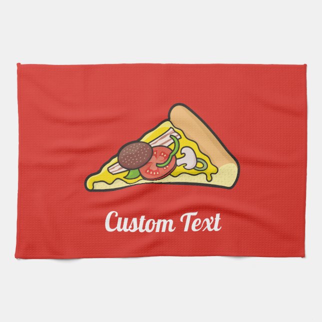 Serviette en tranche de pizza (Horizontal)