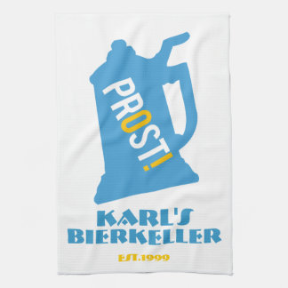 Serviette faite sur commande de Pub pour votre