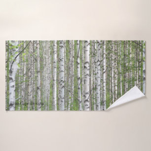 Serviette finlandaise de la forêt de bouleaux