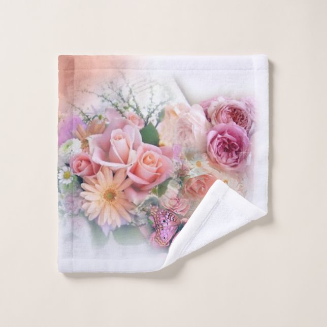 Serviette Fleur Misty (Gant de toilette)