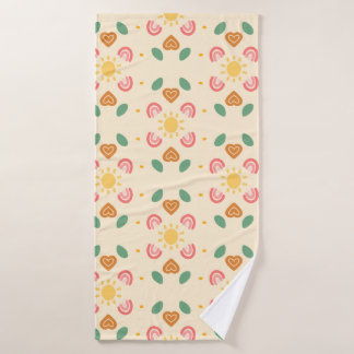 Serviette Florale Jaune