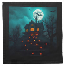 Serviette Halloween Maison Hantée Épouvantable