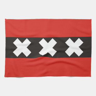 serviette Hollande Pays-Bas de drapeau de ville