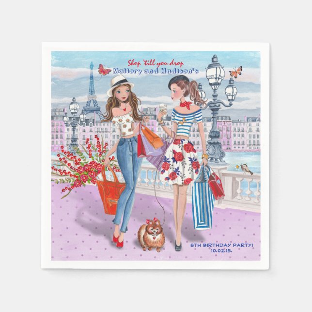 Serviette Jetable Acheter jusqu'à ce que vous lâchiez |Anniversaire  (Devant)