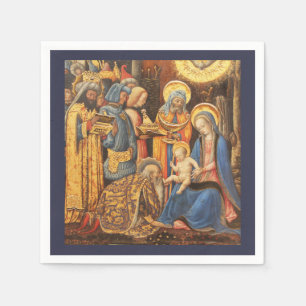 Serviette Jetable Adoration des rois (Magi de dei d'Adorazione)
