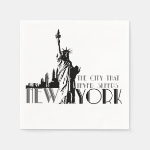 Serviette Jetable Aimer New York