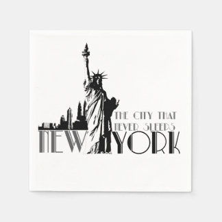 Serviette Jetable Aimer New York
