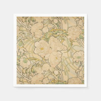 Alphonse Mucha Pivoines Pivoine Roses Faon 1897